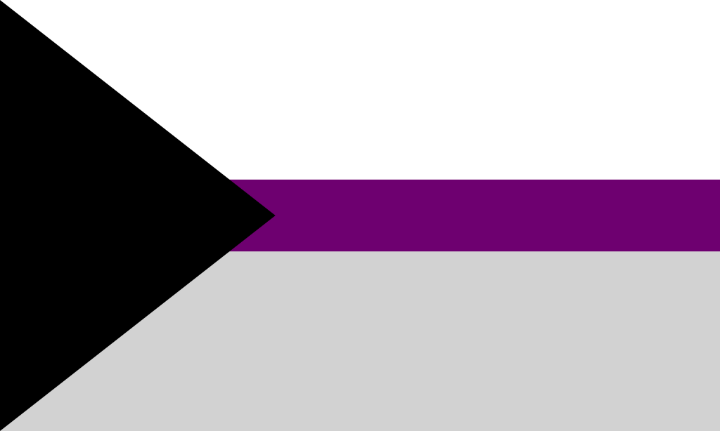 demisexual / graysexual pride flag